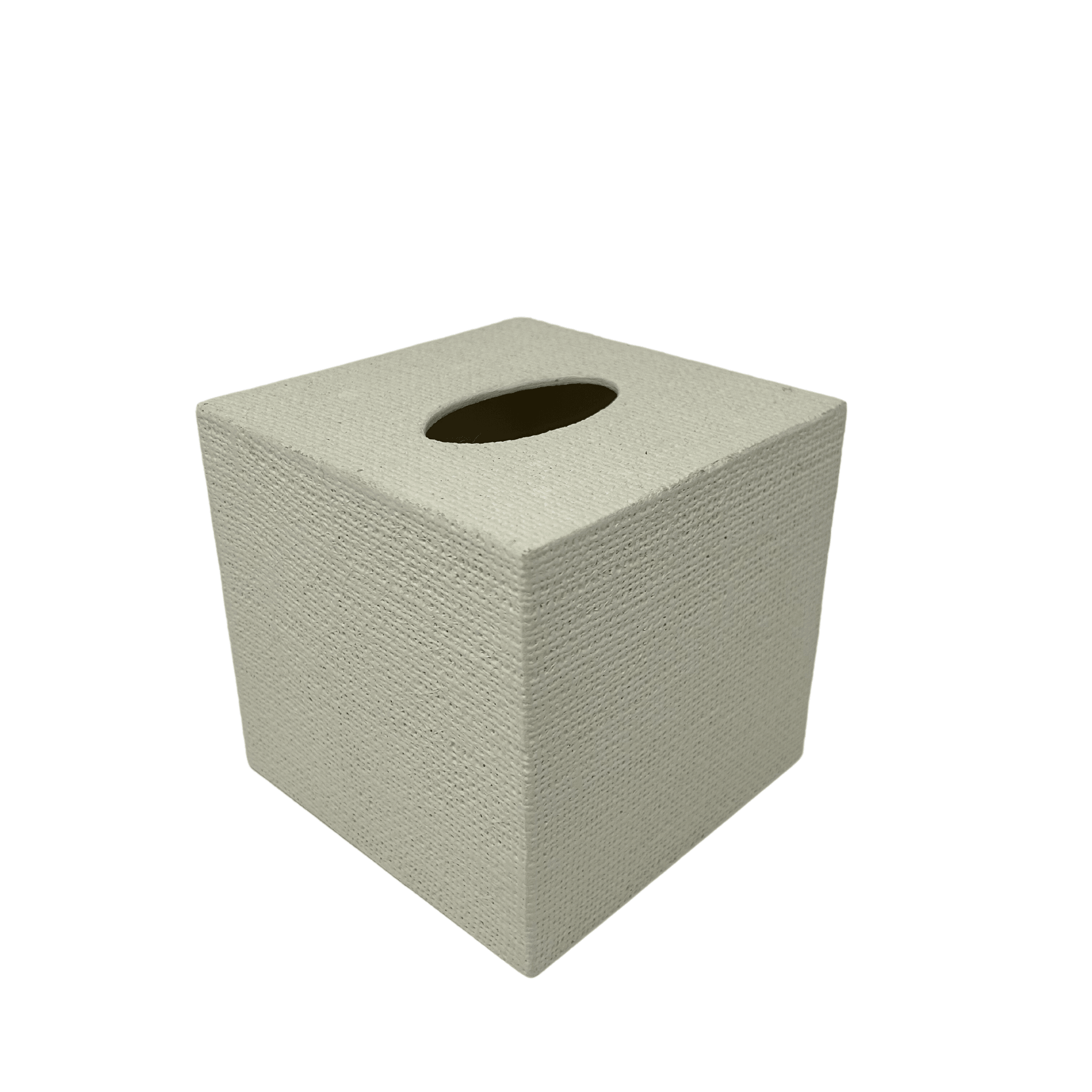 Tissue Box in Linen - Sea Green Designs