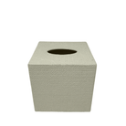 Tissue Box in Linen - Sea Green Designs