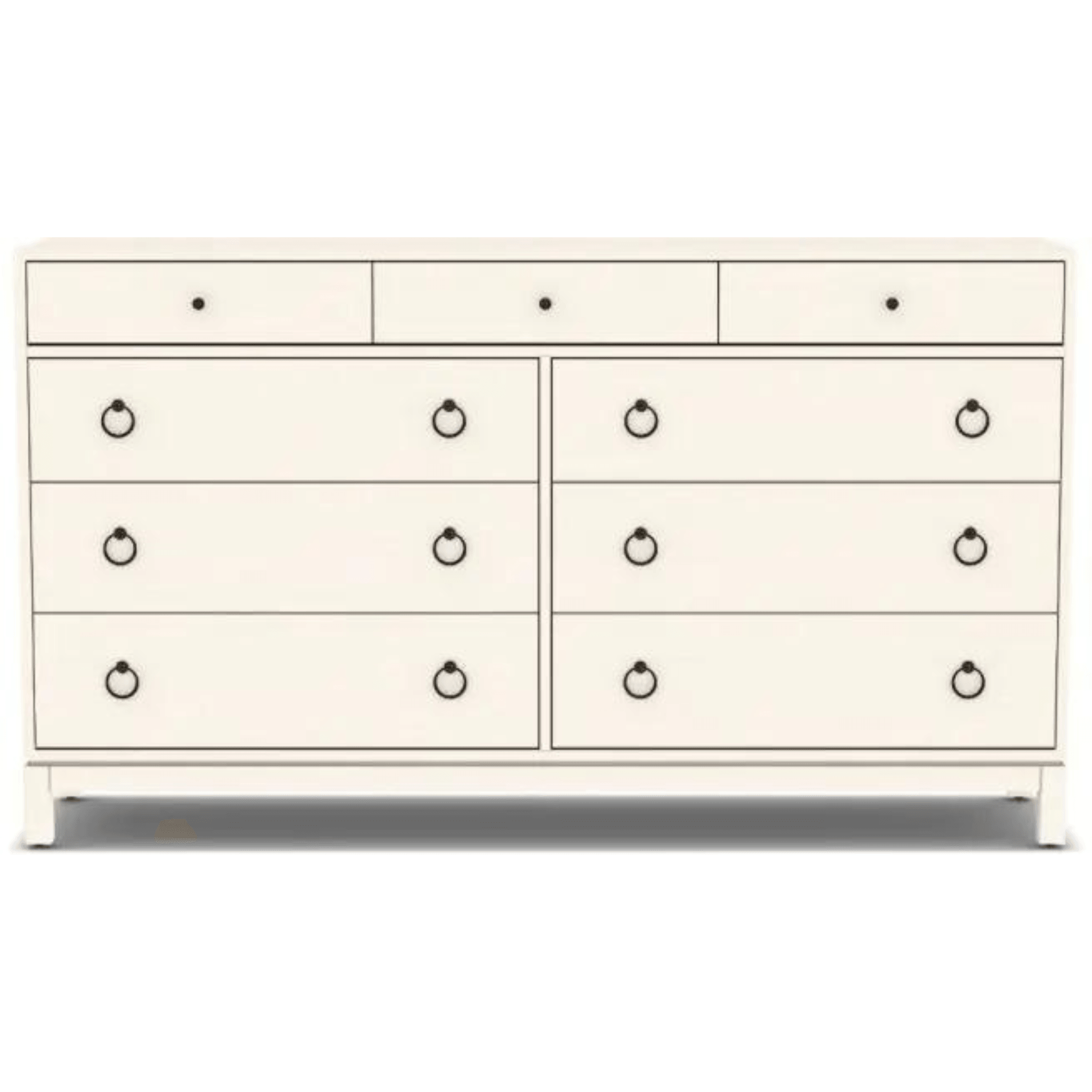 Tomlin Nine Drawer Dresser - Sea Green Designs