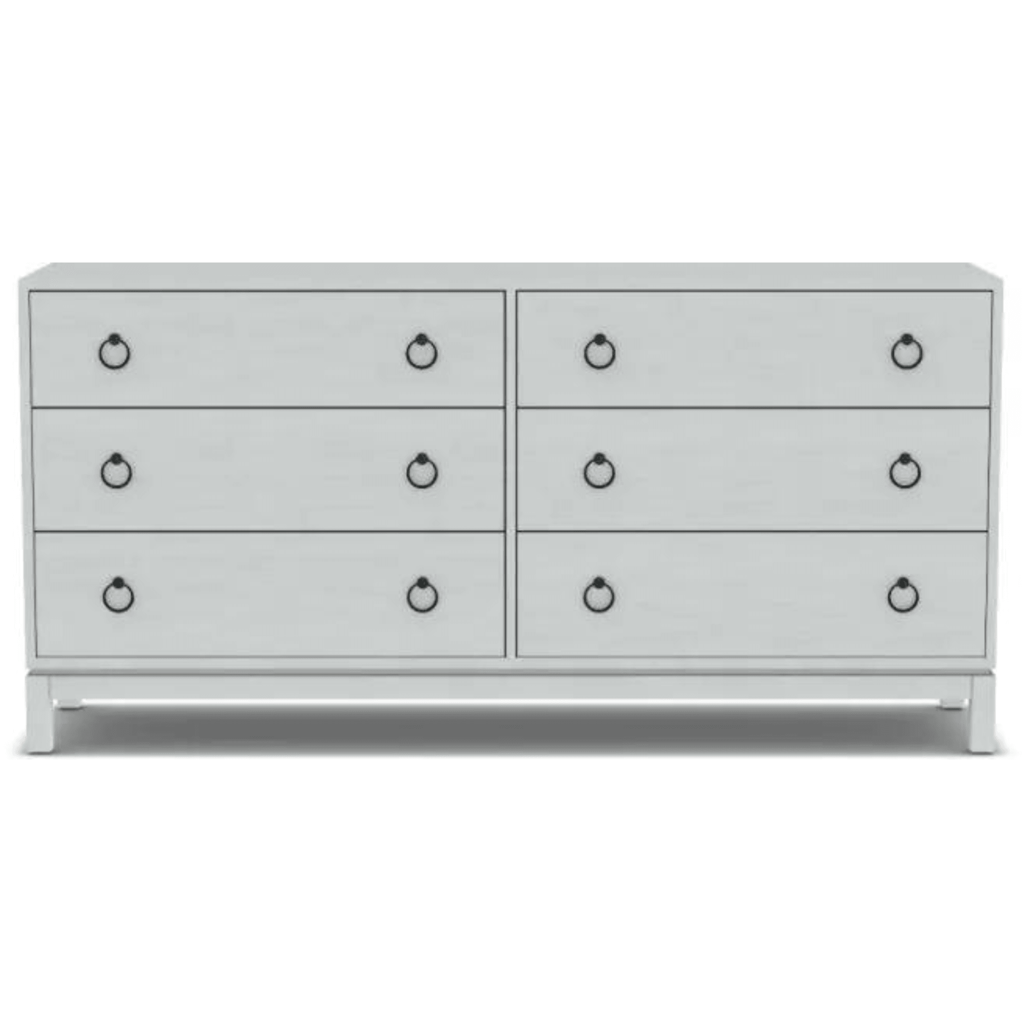 Tomlin Six Drawer Dresser - Sea Green Designs