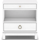 Tomlin Two Drawer Nightstand - Sea Green Designs