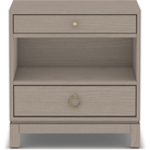 Tomlin Two Drawer Nightstand - Sea Green Designs