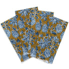 Uluwatu Tobacco Cotton Napkin - Sea Green Designs