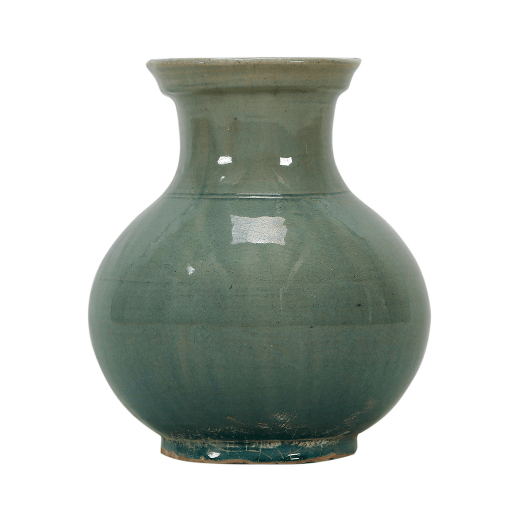 Vintage Green Vase - Sea Green Designs