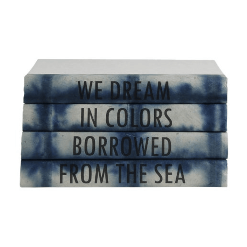 "We Dream in Colors" | 4 Vol Blue Ink Blot - Sea Green Designs