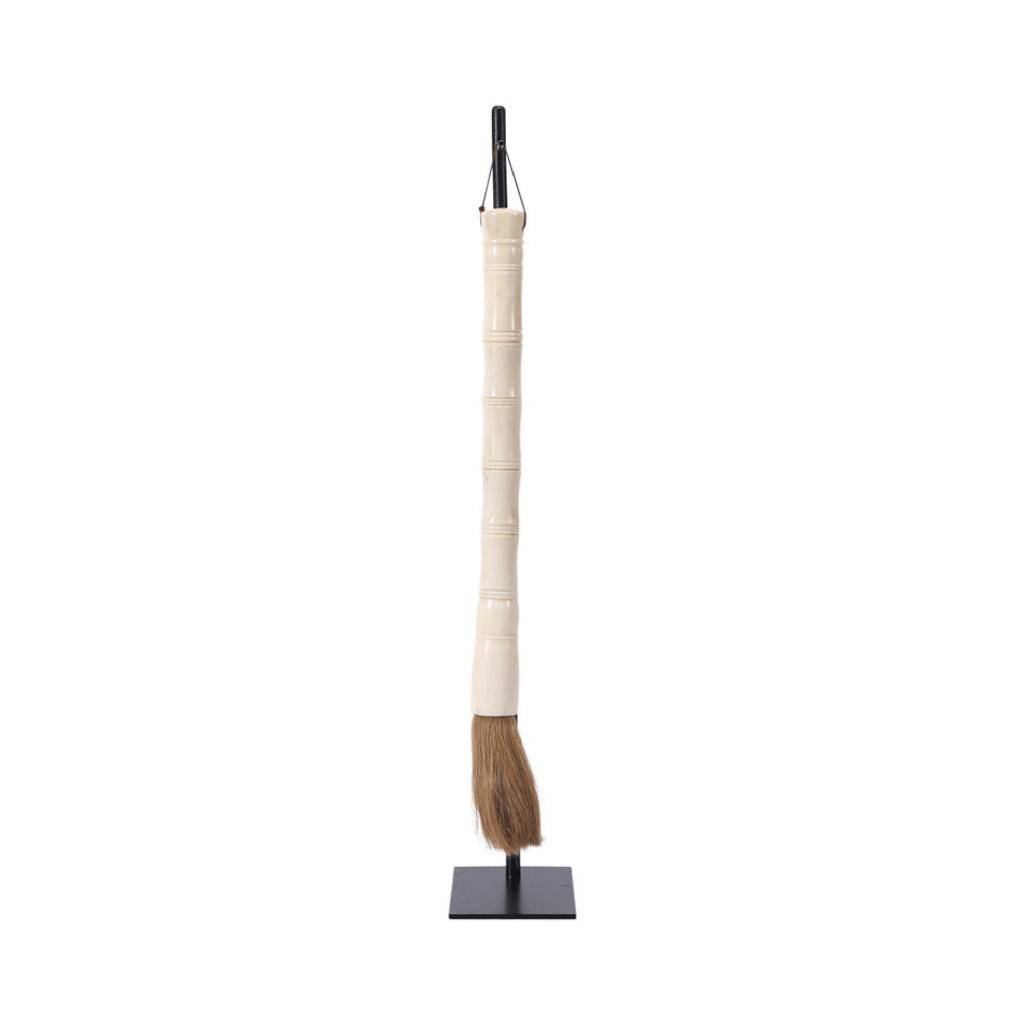 White Bone Drum Calligraphy Brush - Sea Green Designs
