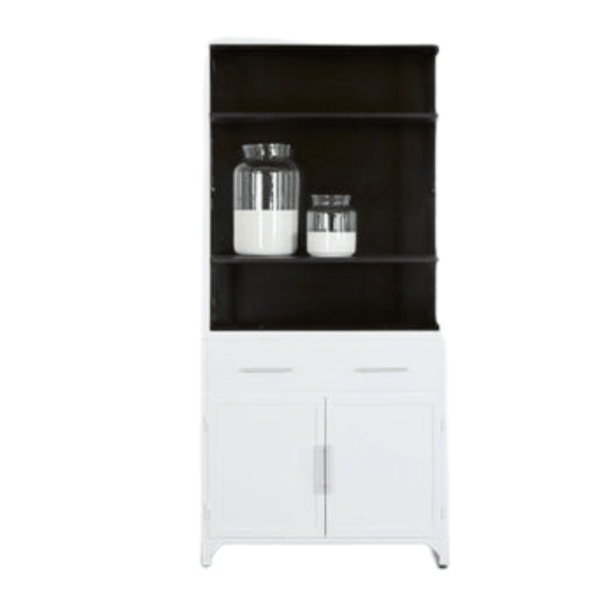 White Open Vitrine - Sea Green Designs