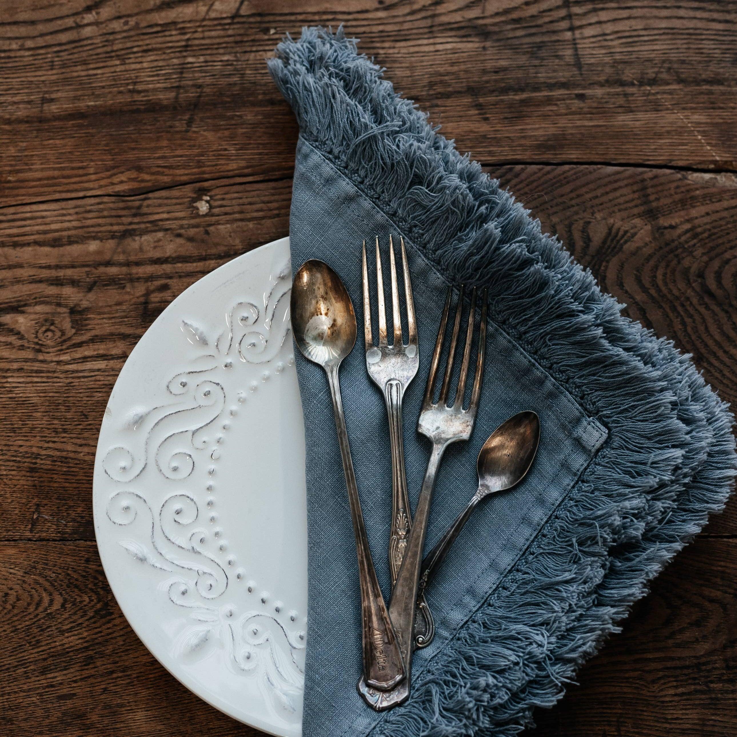 Artisan Linen Napkin (Set of 4) - Sea Green Designs
