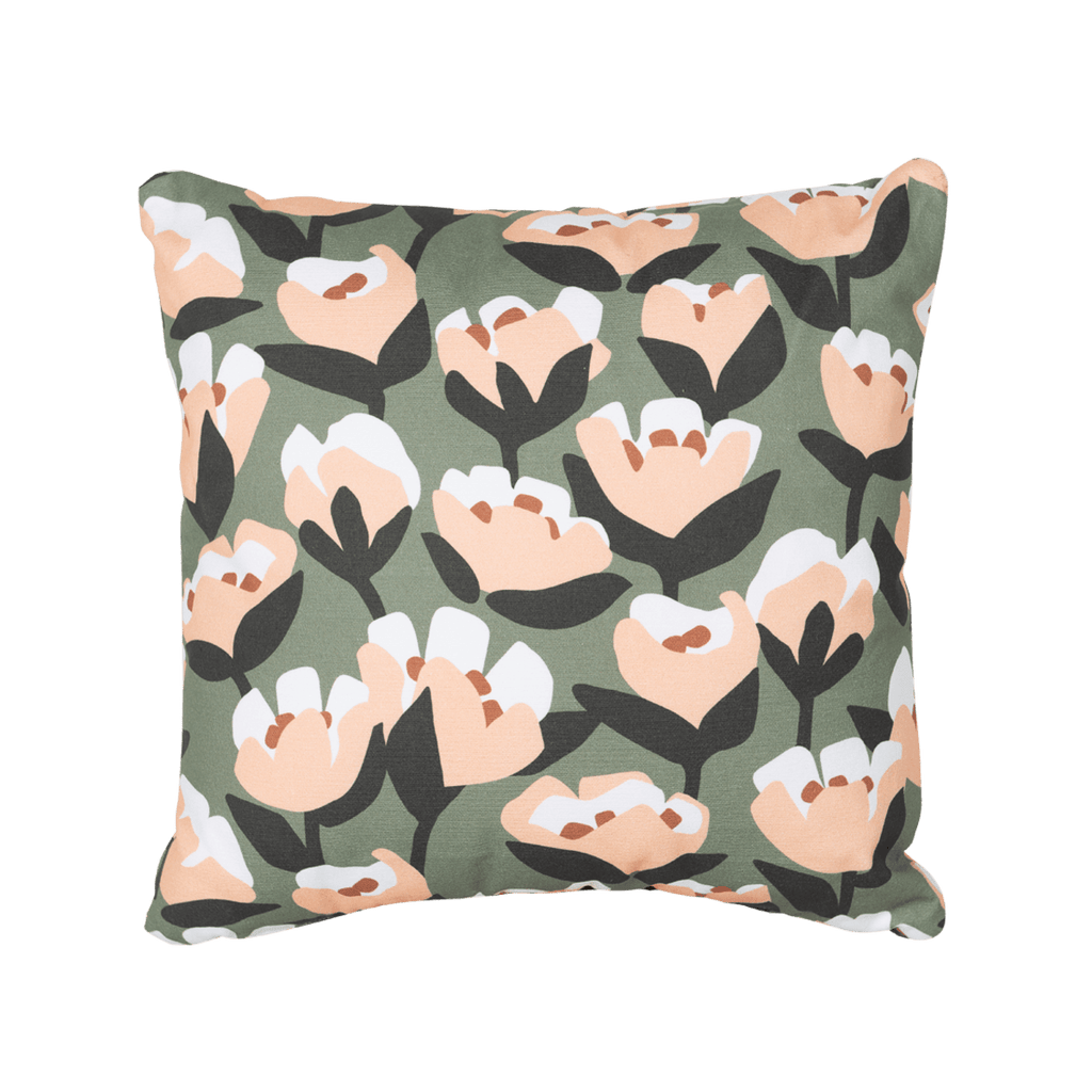 Bouquet Savage Outdoor Cushions - Sea Green Designs